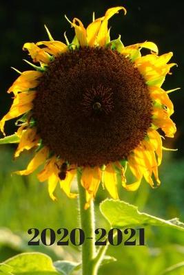Cover of Yellow Sunflower Country Rustic 25 Month Weekly Planner Dated Calendar for Women & Men