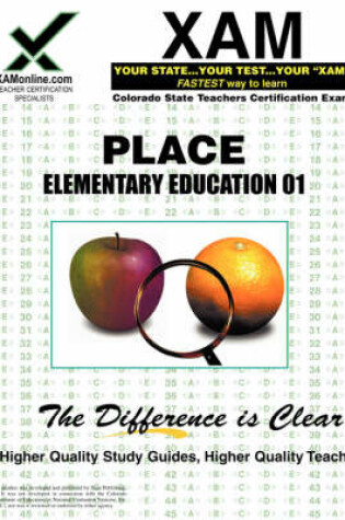 Cover of Place Elementary Education 01 Teacher Certification Test Prep Study Guide