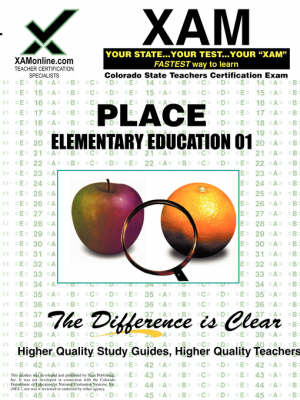 Cover of Place Elementary Education 01 Teacher Certification Test Prep Study Guide