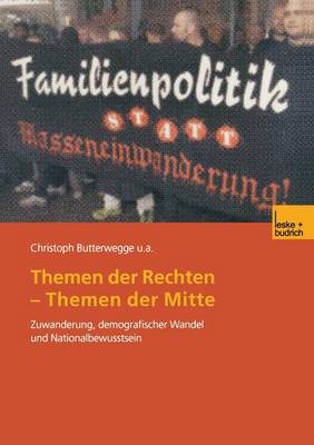 Book cover for Themen Der Rechten -- Themen Der Mitte