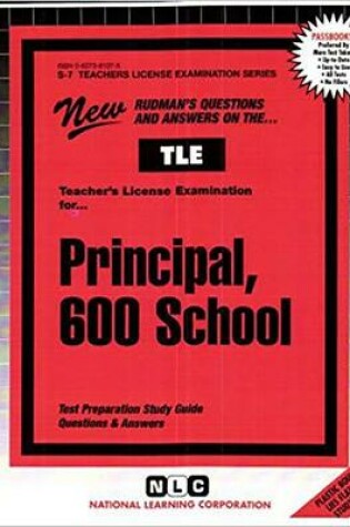 Cover of Principal, 600 School