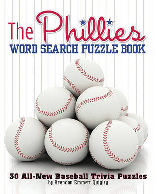 Book cover for The Phillies Word Search Puzzle Book