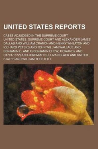 Cover of United States Reports (Volume 70); Cases Adjudged in the Supreme Court