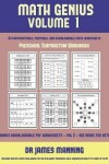 Book cover for Preschool Subtraction Workbook (Math Genius Vol 1)