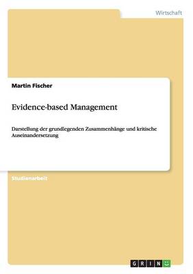 Book cover for Evidence-based Management