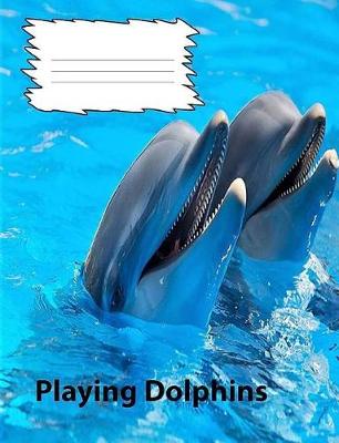 Book cover for Dolphin college ruled lined paper Composition Book