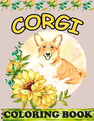 Book cover for Corgi Coloring Book