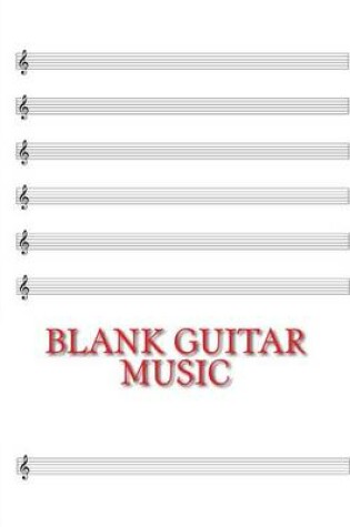 Cover of Blank Guitar Music