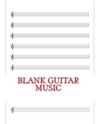 Cover of Blank Guitar Music