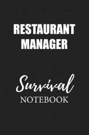 Cover of Restaurant Manager Survival Notebook