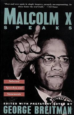 Book cover for Malcolm X Speaks