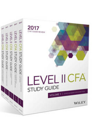 Cover of Wiley Study Guide for 2017 Level II CFA Exam: Complete Set