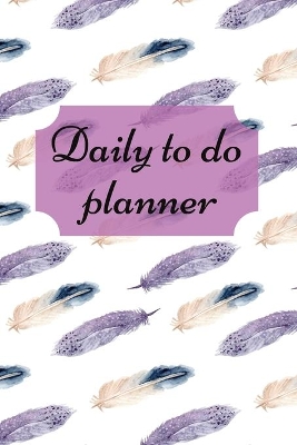 Book cover for Daily to do planner
