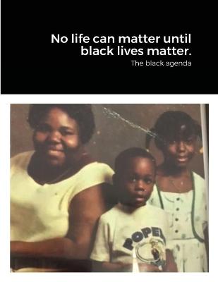 Book cover for No life can matter until black lives matter.