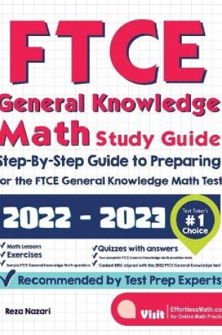Cover of FTCE General Knowledge Math Study Guide
