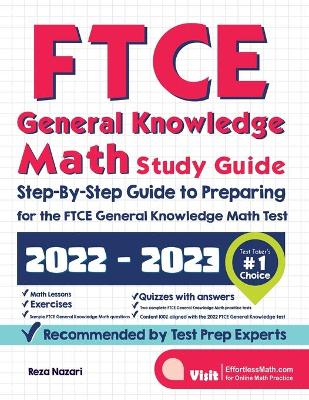 Book cover for FTCE General Knowledge Math Study Guide