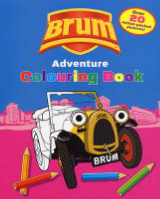 Book cover for Brum Adventure Colouring Book