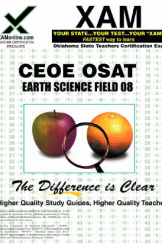 Cover of CEOE OSAT Earth Science Field 08