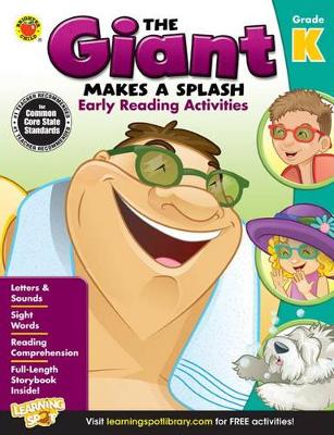 Book cover for The Giant Makes a Splash, Grade K