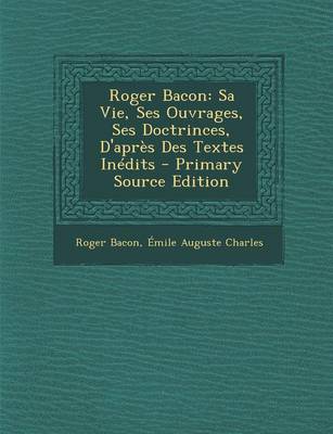 Book cover for Roger Bacon