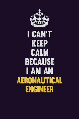 Book cover for I can't Keep Calm Because I Am An aeronautical engineer