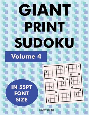 Book cover for Giant Print Sudoku Volume 4