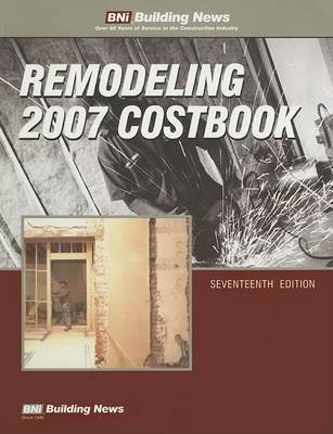 Book cover for BNI Remodeling Costbook