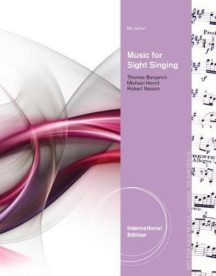 Book cover for Music for Sight Singing, International Edition