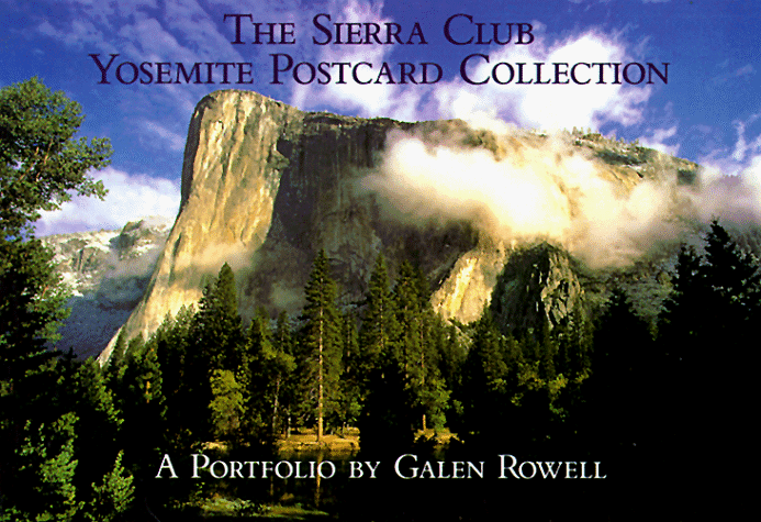 Book cover for A Portfolio by: Sierra Club Yosemite Postcard Collection