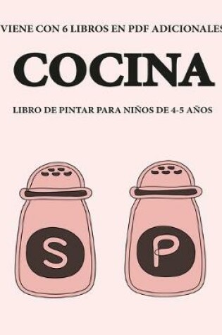 Cover of Libro de pintar para ninos de 4-5 anos. (Cocina)