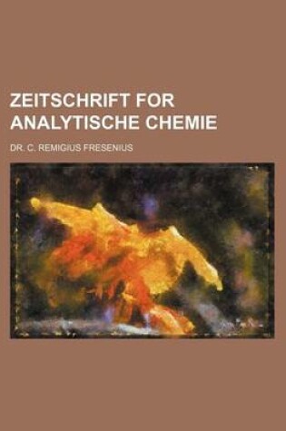 Cover of Zeitschrift for Analytische Chemie