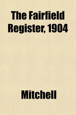 Book cover for The Fairfield Register, 1904