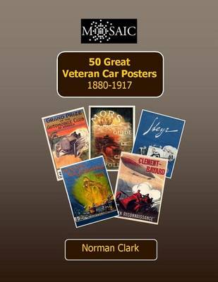 Book cover for 50 Great Veteran Car Posters 1880-1917