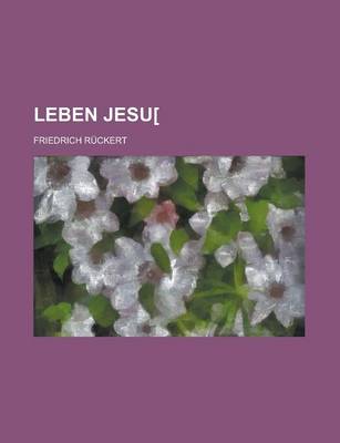 Book cover for Leben Jesu[