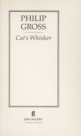 Book cover for Cat's Whisker