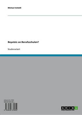 Book cover for Boyatzis an Berufsschulen?