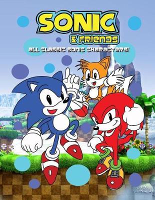 Book cover for Sonic & Friends Coloring Book