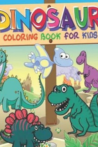 Cover of Dinosaur coloring book for kids