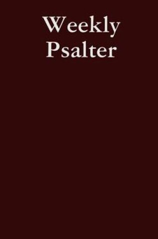 Cover of Weekly Psalter