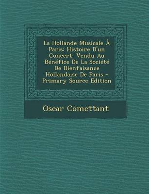 Book cover for La Hollande Musicale A Paris