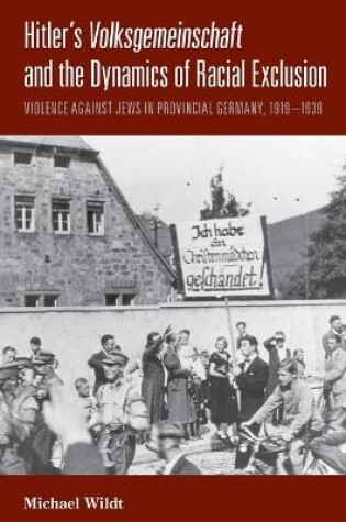 Cover of Hitler's Volksgemeinschaft and the Dynamics of Racial Exclusion