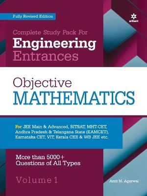 Book cover for Objective Mathematics Vol 1 For Engineering Entrances 2022