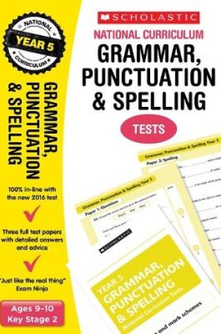 Cover of Grammar, Punctuation and Spelling Test - Year 5