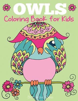 Book cover for Owls Coloring Book for Kids