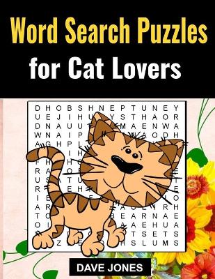 Book cover for Word Search Puzzles for Cat Lovers