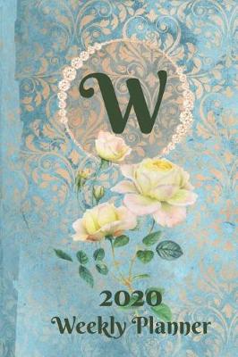 Book cover for Plan On It 2020 Weekly Calendar Planner 15 Month Pocket Appointment Notebook - Monogram Letter W