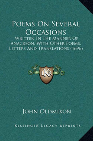 Cover of Poems on Several Occasions