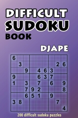 Cover of Difficult Sudoku Book