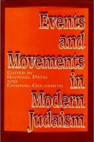 Cover of Events and Movements in Modern Judaism