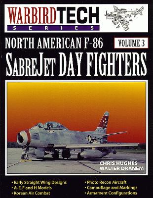 Book cover for WarbirdTech 3: North American F-86 SabreJet Day Fighters